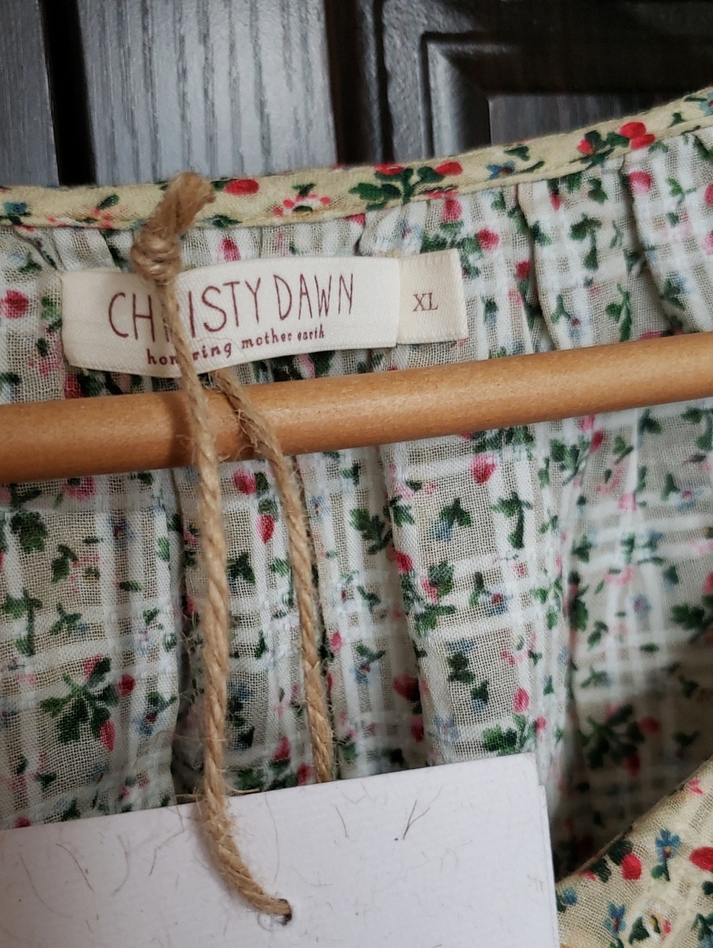 NWT Christy Dawn Amaranta Blouse In "Acorn Meadow", Size XL - Picture 6 of 14